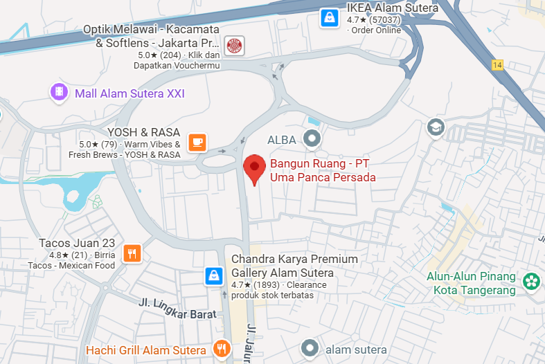 Bangun Ruang - PT Uma Panca Persada Alam Sutera Map