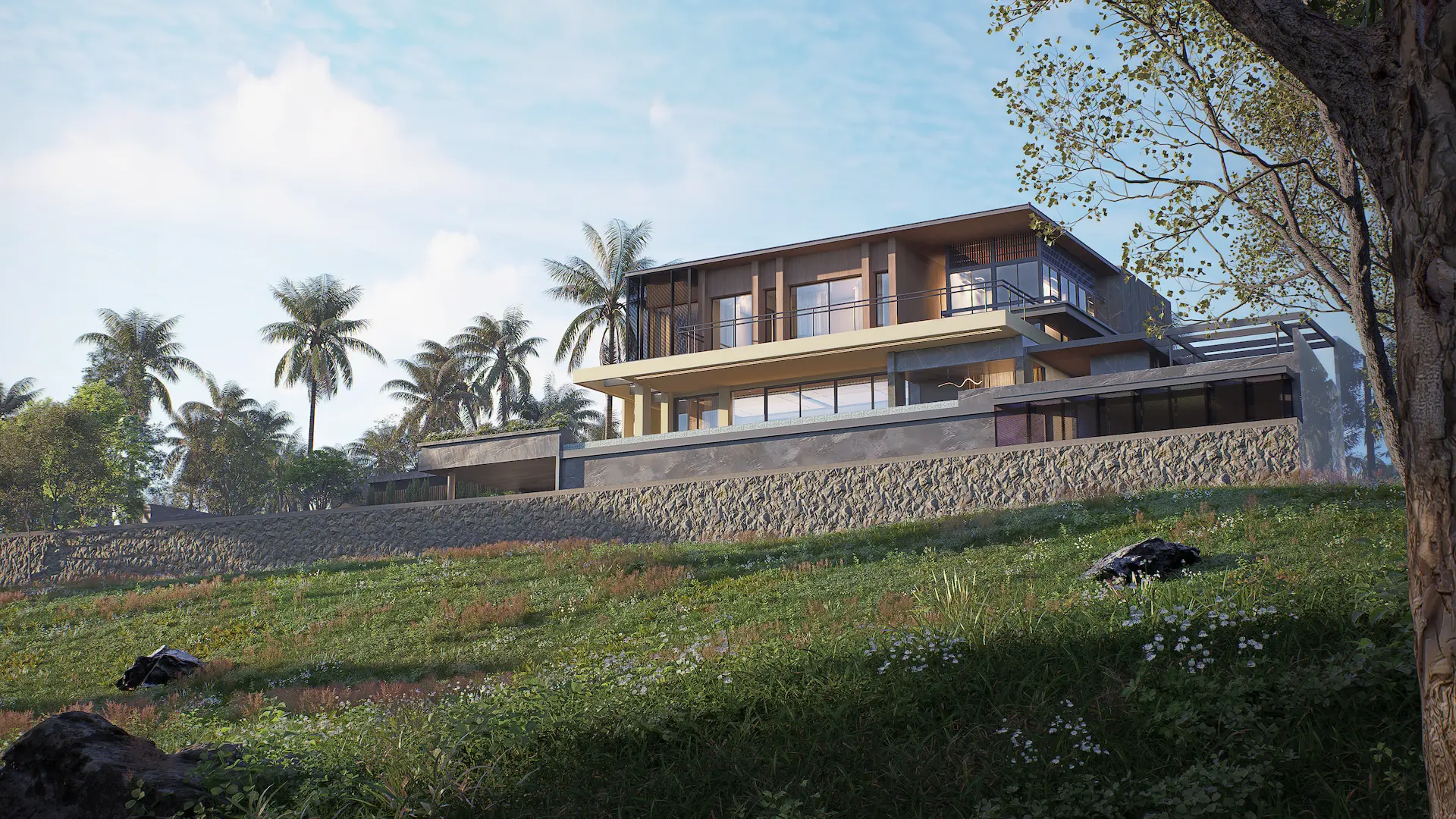 R Tropical Modern Home