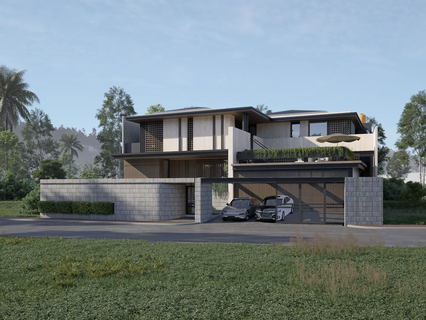 J Tropical Contemporary Home