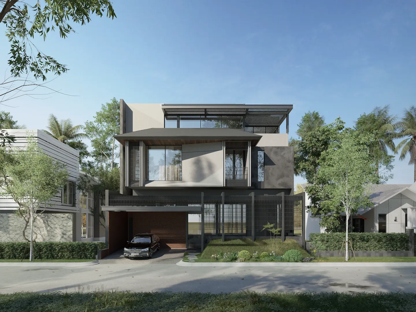 A Modern Tropical Home