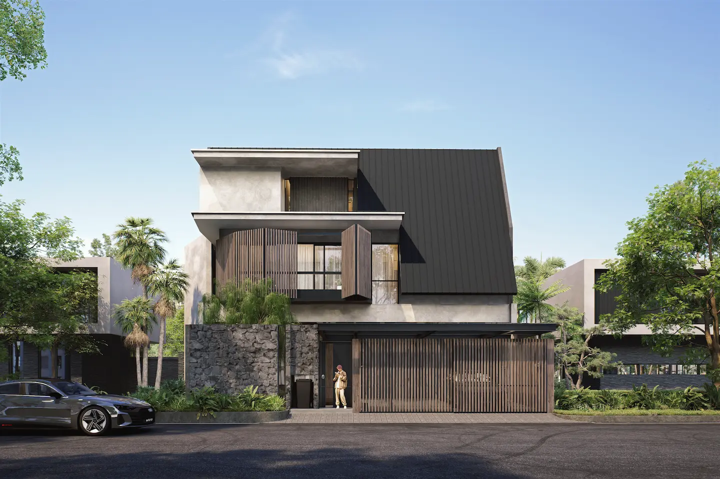 M Modern Tropical Home